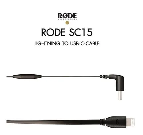 کابل اتصال میکروفن رود به گوشی ایفون- Rode Sc 15
