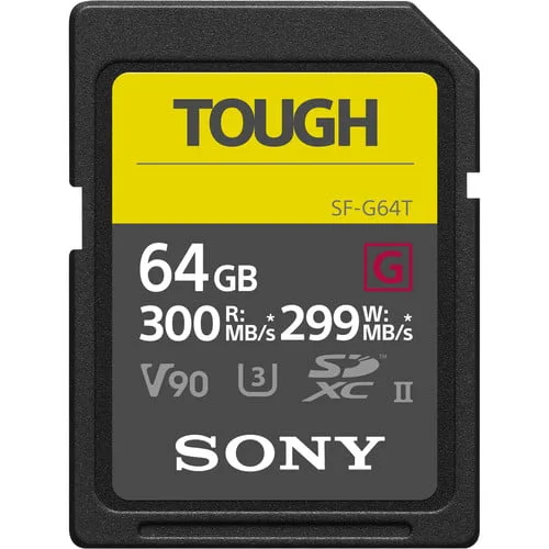 Sony 64GB SF-G TOUGH کارت حافظه کارت حافظه سی اف اکسپرس 64 گیگ سونی Sony 64GB SF-G TOUGH - Image 1