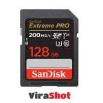 کارت حافظه سندیسک 128گیگ SD Extreme PRO