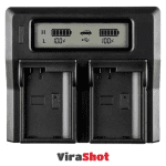 Coolcam Dual Digital Battery Charger