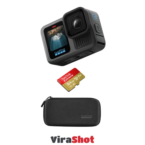 Gopro 13 with Case & SD Memory Card