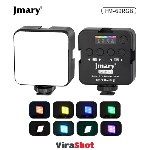 Jmary FM-69RGB LED|نور آر جی بی مینی جیماری