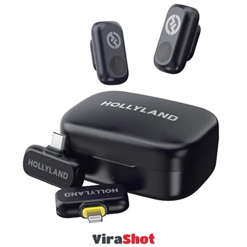 Hollyland LARK A1 Combo|میکروفن یقه ای دومخاطب هالی لند لارک a1 کمبو
