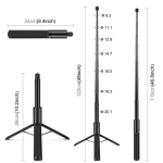 PULUZ Invisible Selfie Stick+Tripod|مونوپاد سه پایه شو پولوز - Image 3