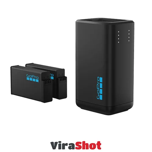 MAX2 Dual Battery Charger|شارژر دوبل همراه 2 باتری گوپرو مکس 2