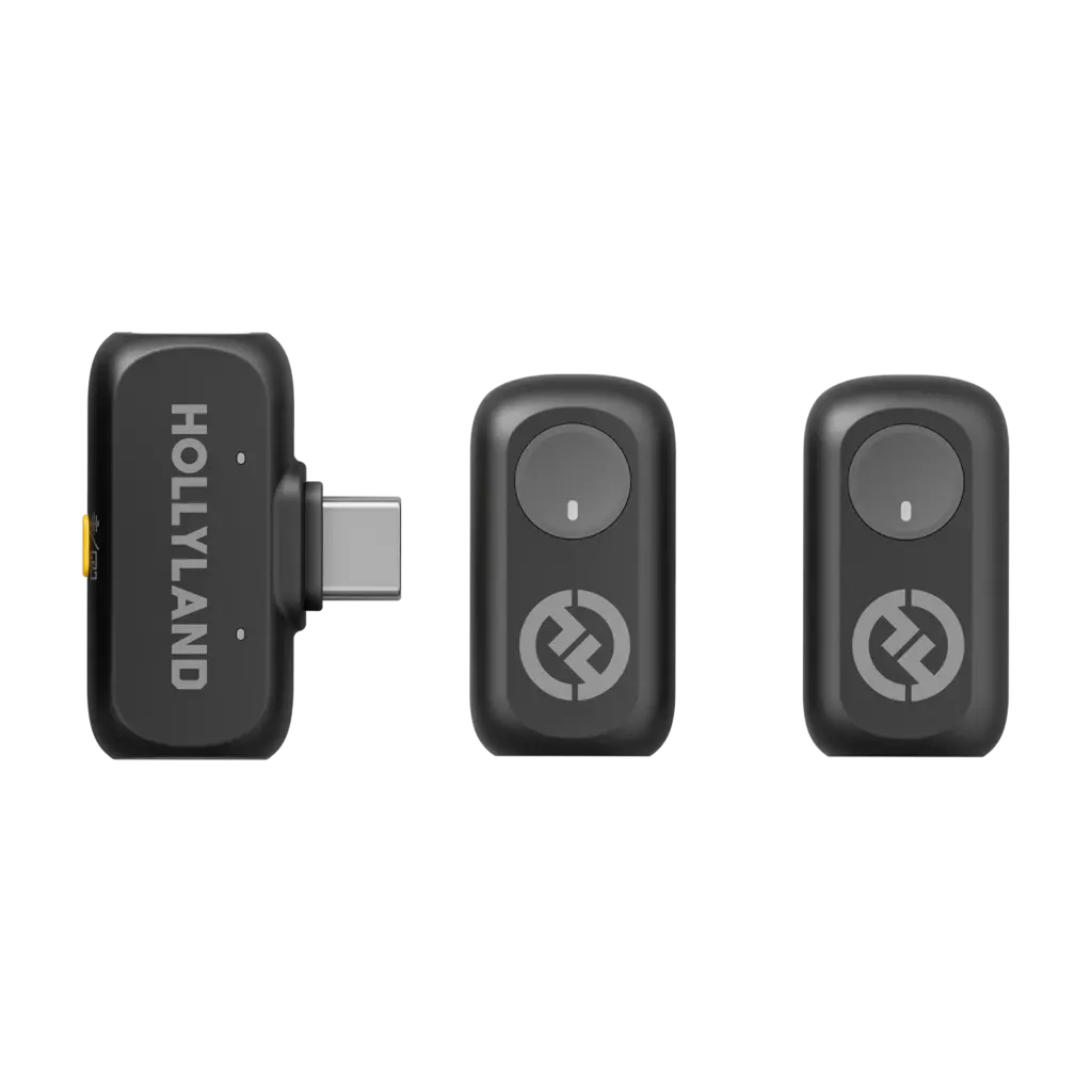 Hollyland LARK A1 Mini Duo|میکروفون بی‌سیم دو نفره تایپ سی