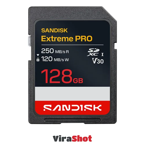 SANDISK 128GB Extreme PRO SD|کارت حافظه 128 گیگ سندیسک سرعت 250 مگابایت