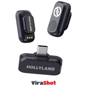 Hollyland LARK A1 Mini Duo|میکروفون بی‌سیم دو نفره تایپ سی