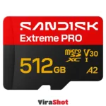 SanDisk Extreme PRO 512GB|کارت حافظه 512 میکرو سرعت 250 مگابایت