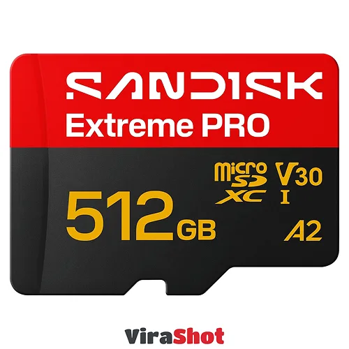 SanDisk Extreme PRO 512GB|کارت حافظه 512 میکرو سرعت 250 مگابایت